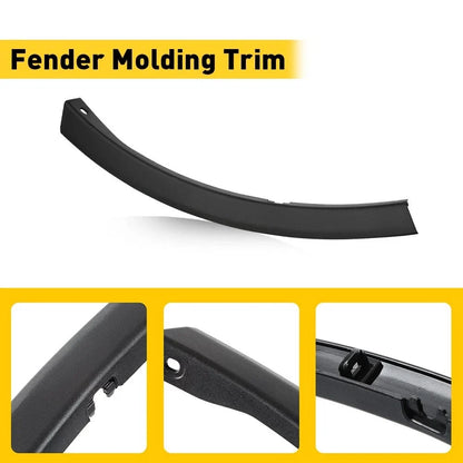 Pair Front Bumper Side Trim Molding for Toyota RAV4 (2016–2018) 521120R050 K