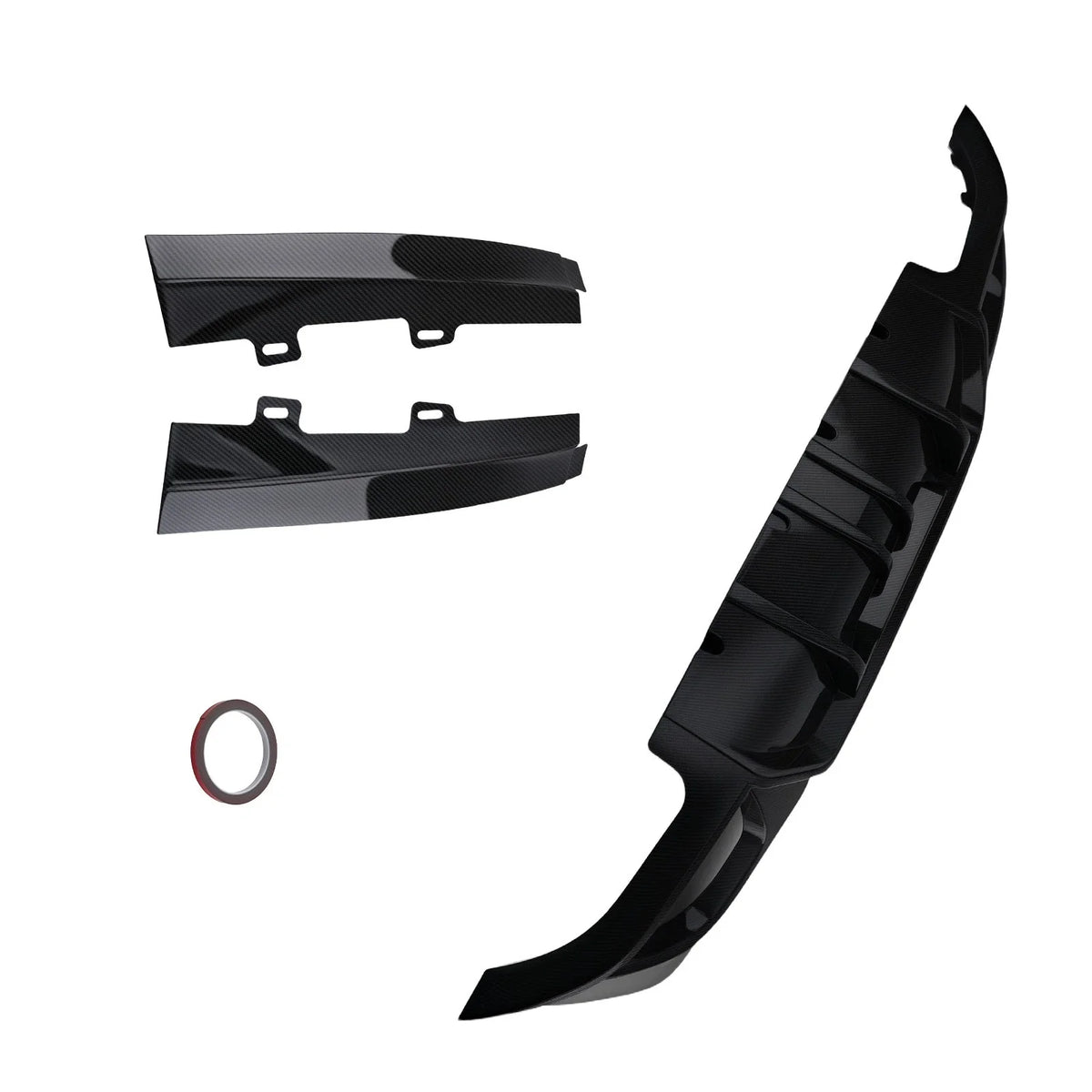 Rear Diffuser Lip for BMW 3 Series G20 (2019–2022) Carbon Fiber Style