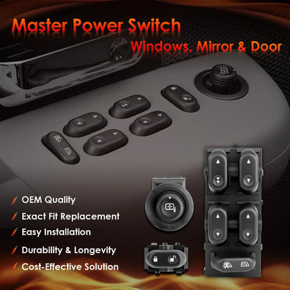 Master Power Window Mirror Door Lock Switch for Ford F-150 (2004–2008)