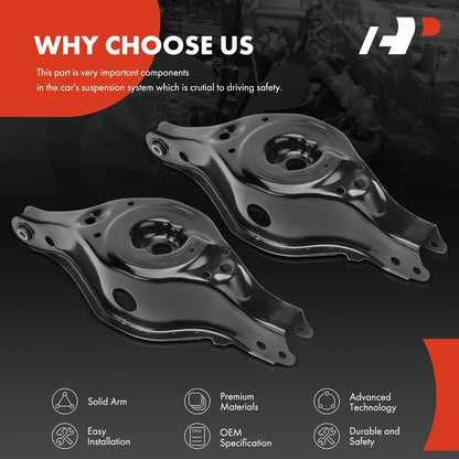Rear Control Arms (2X) Replacement for 2009-2014 Nissan Murano