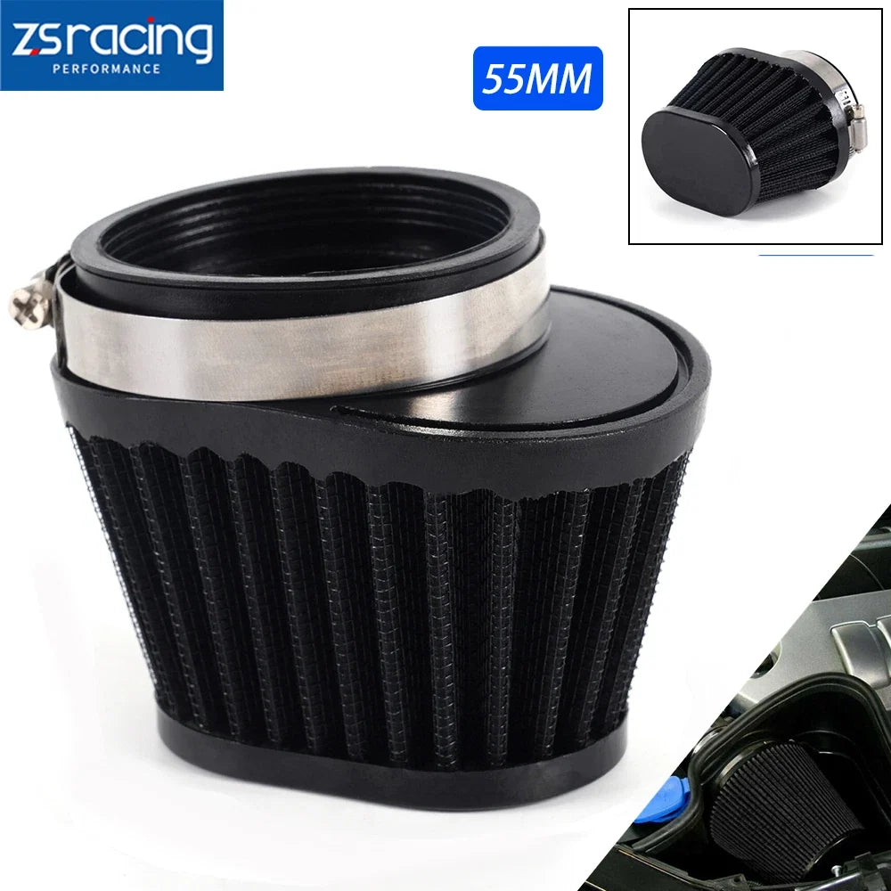 Air Filter Cleaner 55mm for Motorcycle/Car - Universal Fit
