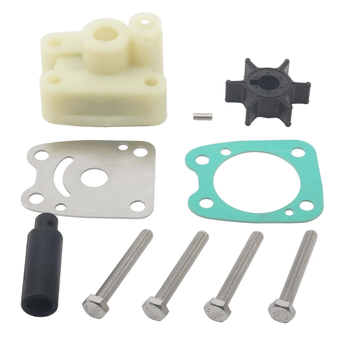 Water Pump Impeller Kit for Outboard Motor Yamaha 4HP 5HP (1990–2023)