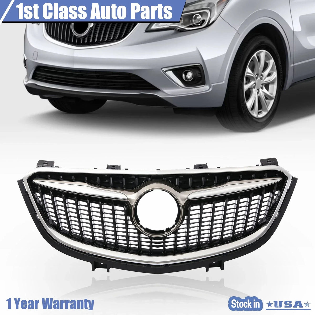 Front Upper Grille Assembly for Buick Envision (2019–2020)