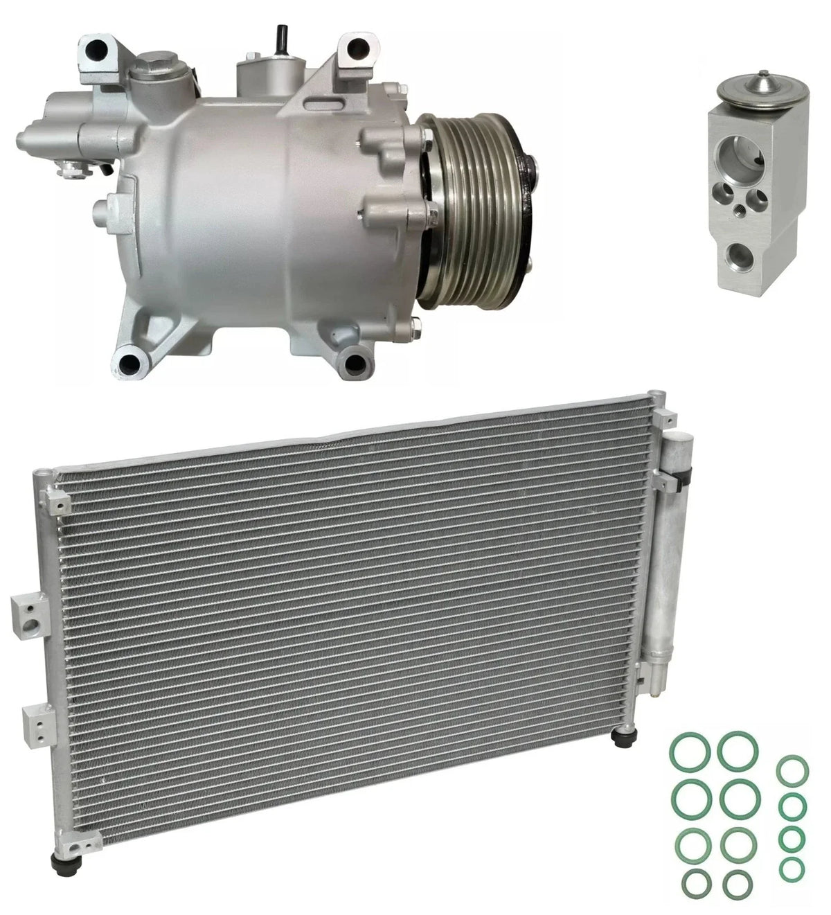 A C Compressor Kit With Condenser for Honda Civic Sedan 2.0L (2008–2008)