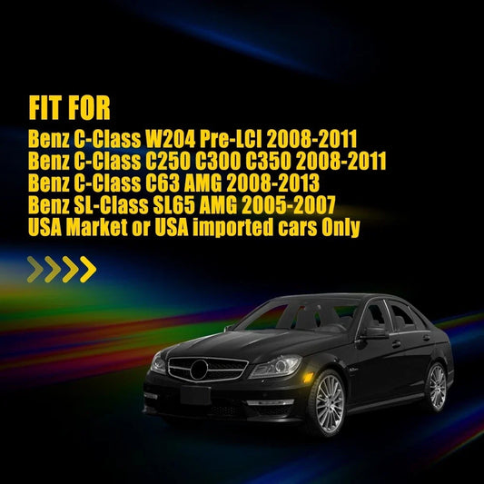 Smoke Lens LED Side Marker Light for Mercedes W204 C300 C350 C63 AMG (2008–2011)
