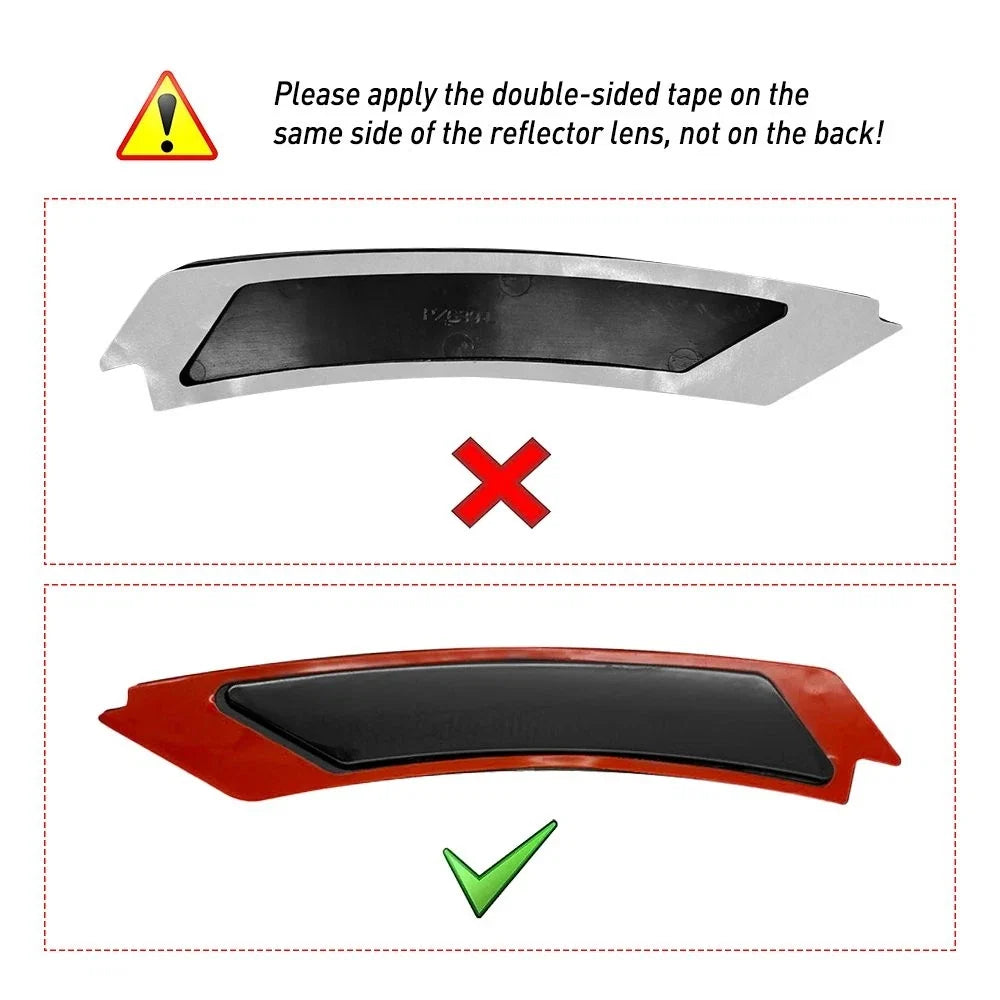 2X Side Reflector Marker Lamp for BMW E90 E91 (2009–2011) - AUXITO
