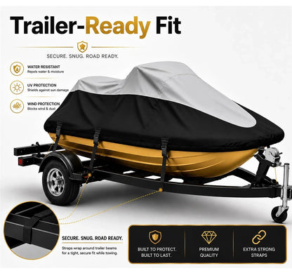 Jet Ski Cover for Sea-Doo GTI (2017–2018) Heavy-Duty Trailerable