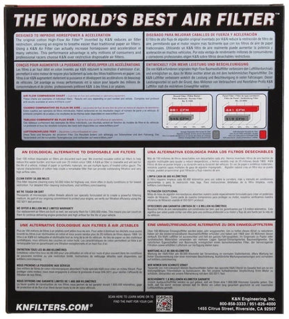 Air Filter K&N 332311 for Chevy Cobalt 2005-2010 Pontiac G5 2007-2010