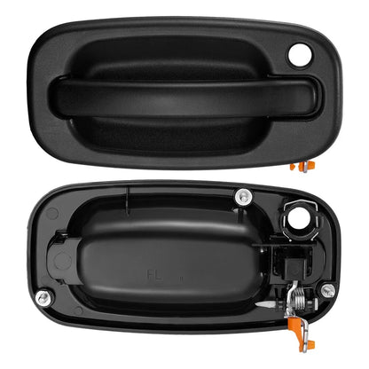 Set of 2 Exterior Door Handles for Chevy Silverado GMC Sierra (1999–2007)