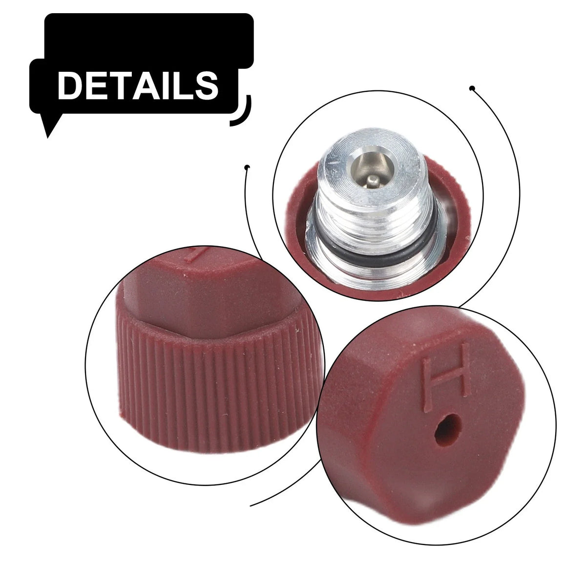 A/C High Side Service Valve R-134a Adapter for
