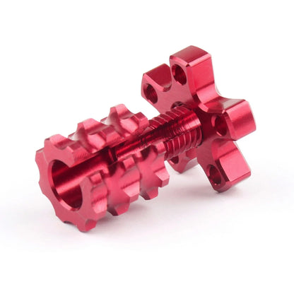 CNC Clutch Cable Adjuster Screw for Motorcycle (8mm Thread, Red)