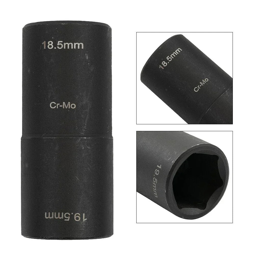 Damaged Lug Socket Tool Impact Set - 1/2 Dr Deep Length
