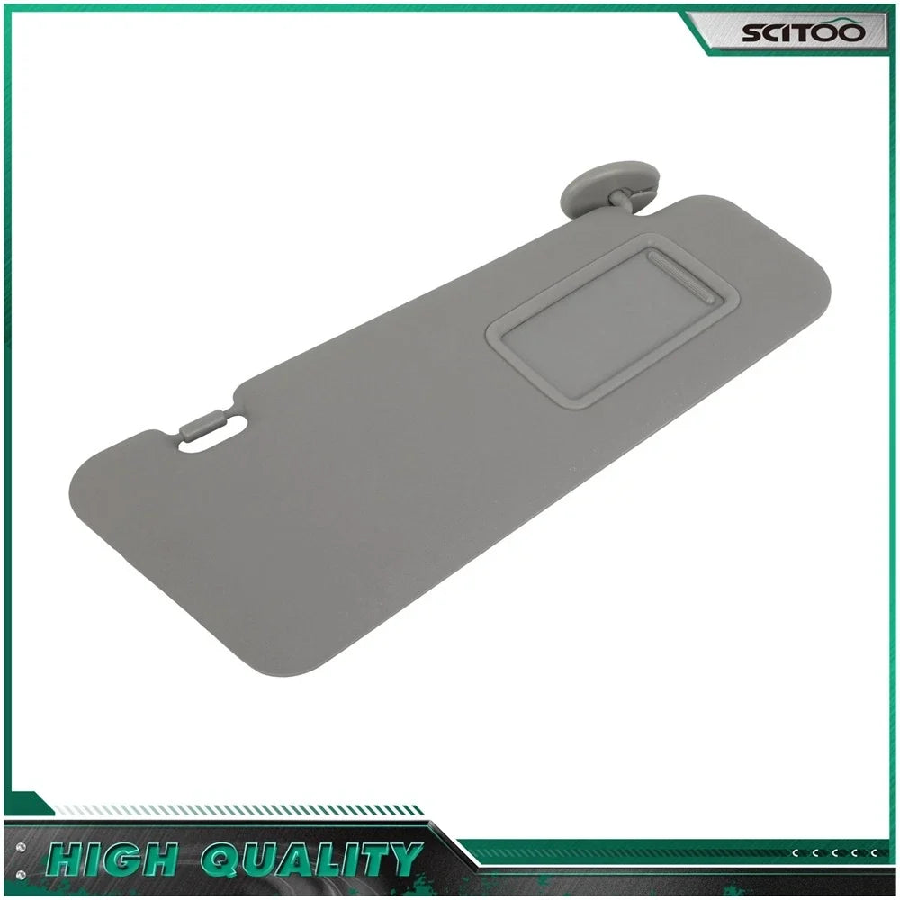 Passenger Side Sun Visor in Gray for Toyota Highlander 2008–2013 Sunroof