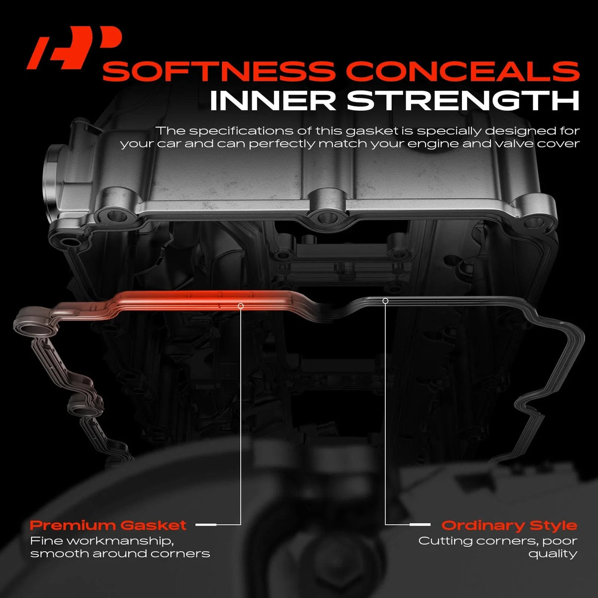Valve Cover Gasket Set compatible with Ford Escape Mazda Tribute 01-12