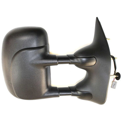 Towing Mirror Set for Ford E-350 Super Duty (2002–2008) Power Textured Black