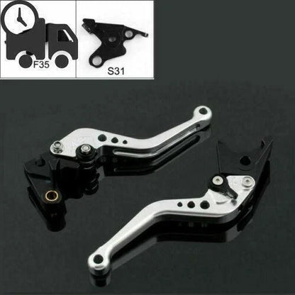Short Brake Clutch Levers for Suzuki B-King (2008–2011) Silver B2