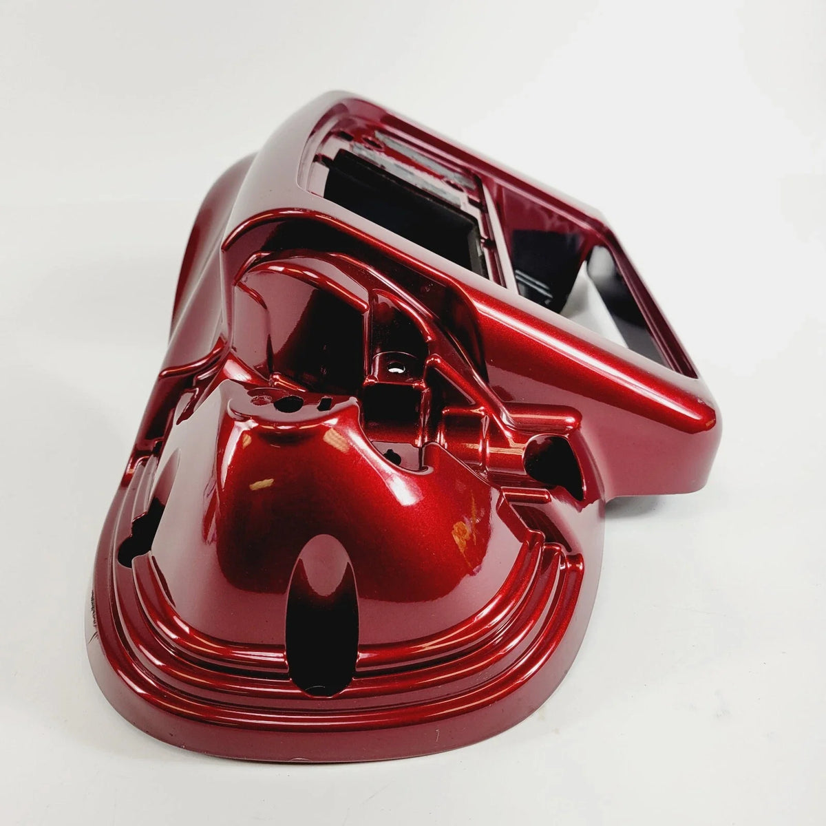 Left Lower Leg Fairing Glove Box Housing in Heirloom Red for 2023 Harley
