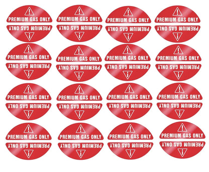 Gas Only Sticker - Universal Fit, Weather Proof