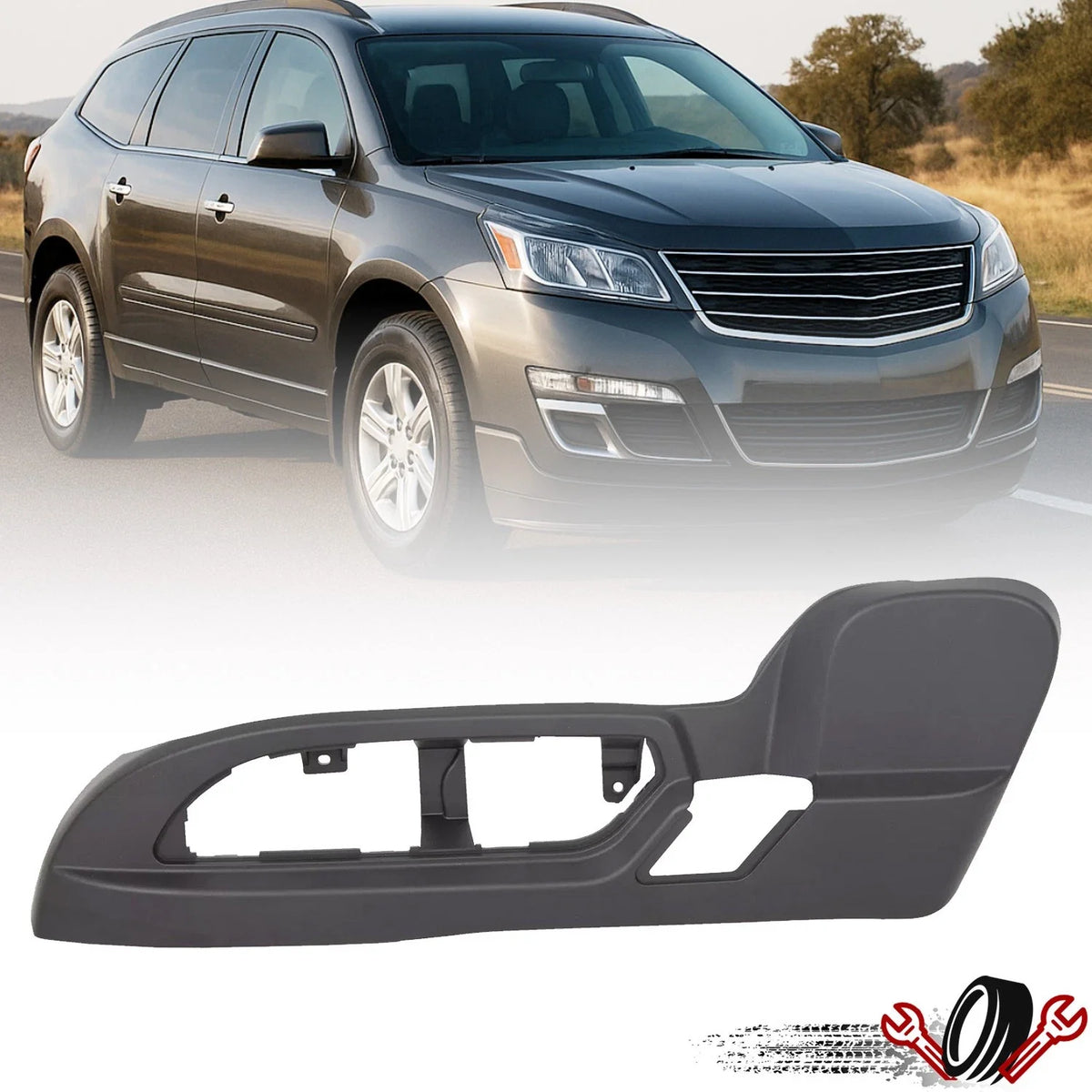 Driver Seat Panel Bezel Cover for GMC Chevy Traverse Acadia Enclave (2009–2017)