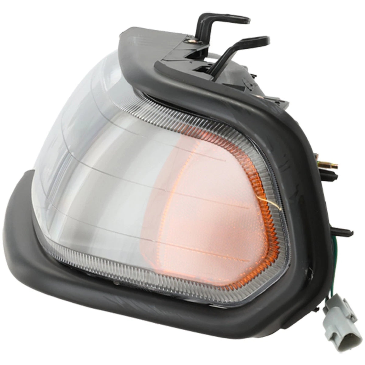 Headlight for Mitsubishi Montero Sport (2000–2004) Left Black Trim, Bulb Included