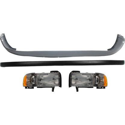 Headlight Set for Dodge Ram 1500 2500 3500