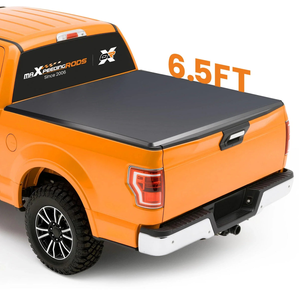 Soft Vinyl Roll Up Tonneau Cover for Ford F-150 (2015–2026) with LED Lamp