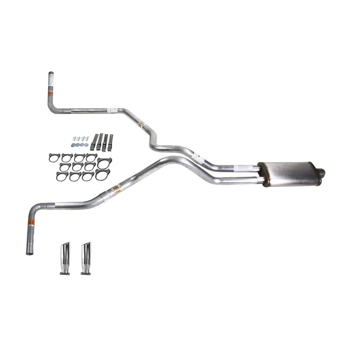 Dual Exhaust Pipe for Silverado 1500 (2007–2013) Stainless Side Exit