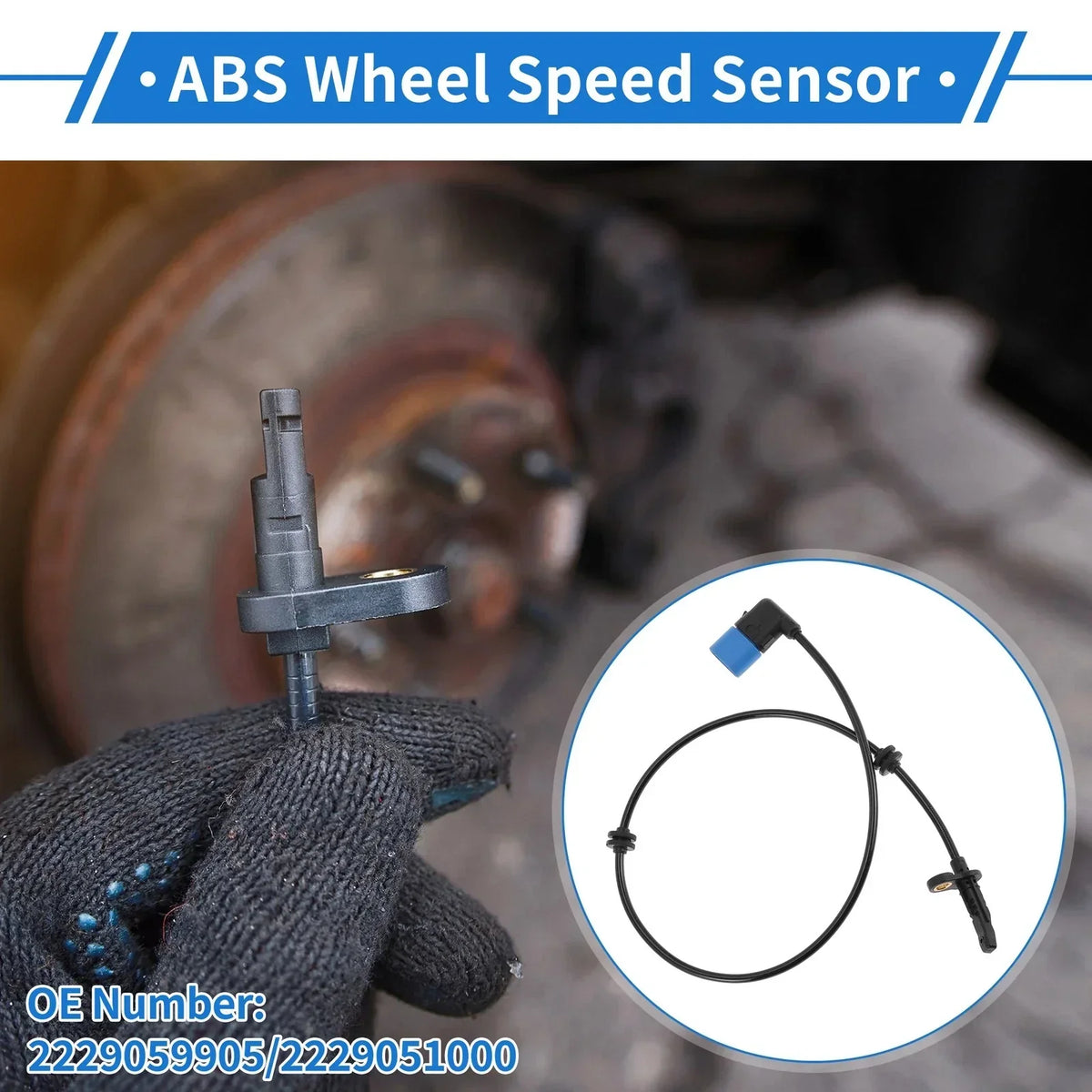 Wheel Speed Sensor ABS for Mercedes-Benz S65 AMG (2007-2013)