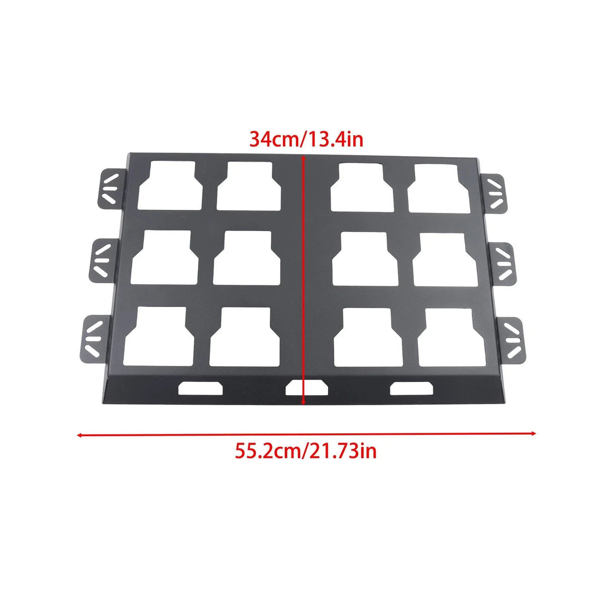 Fixed Racks for Toolbox - Set of 2 Black All-Steel, 100lbs Capacity