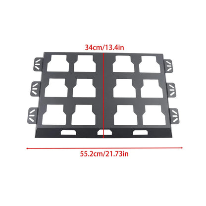 Fixed Racks for Toolbox - Set of 2 Black All-Steel, 100lbs Capacity