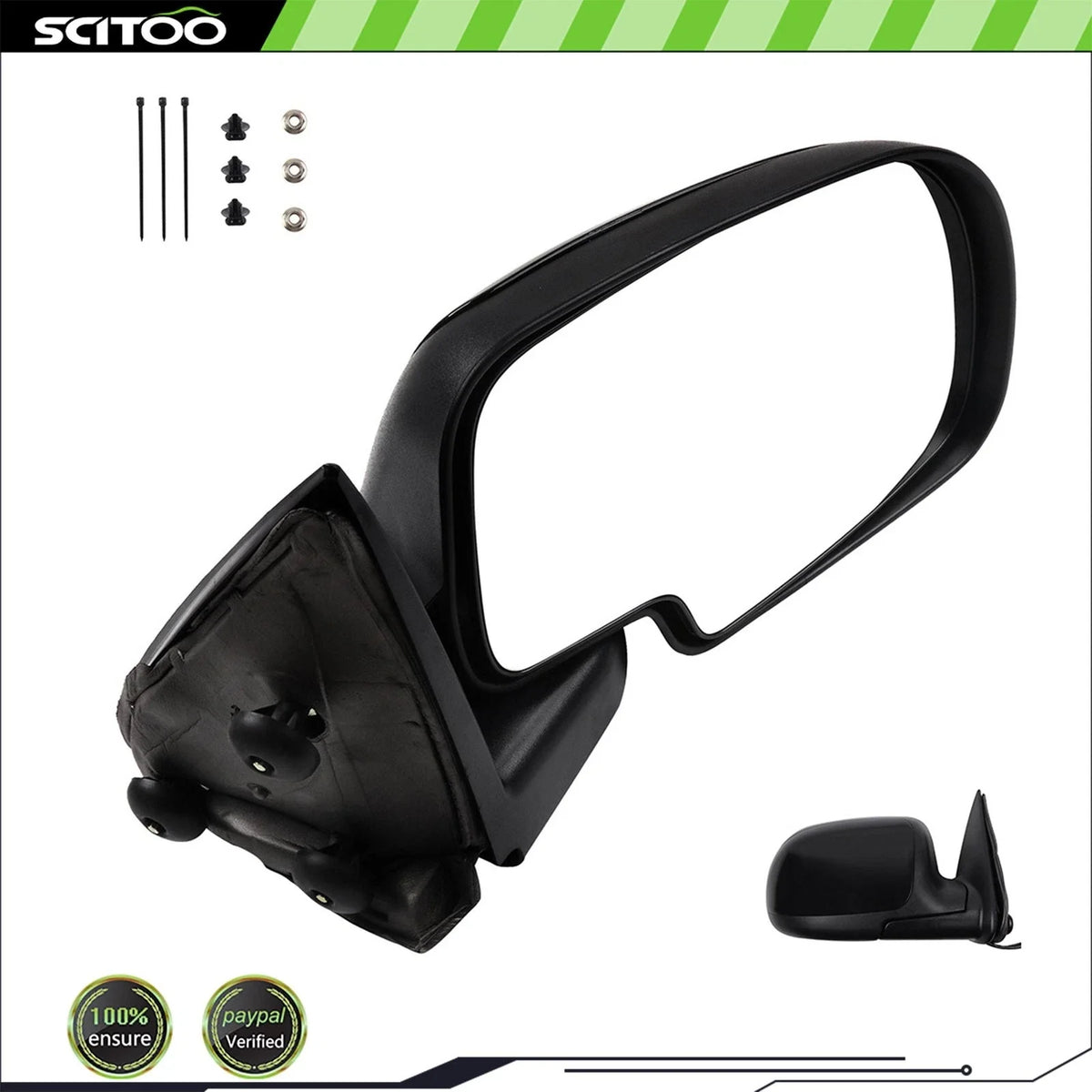 Manual Door Mirror Right Side for 1999–2006 Chevy Silverado 1500