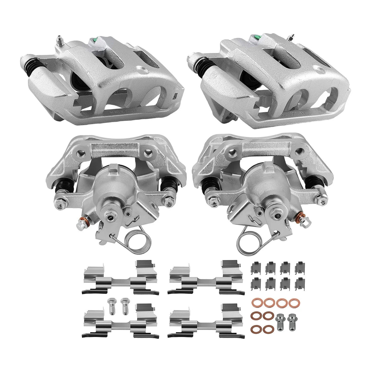 Set of 2 Front Rear Disc Brake Calipers w/Bracket for Ford Taurus (2013–2019)