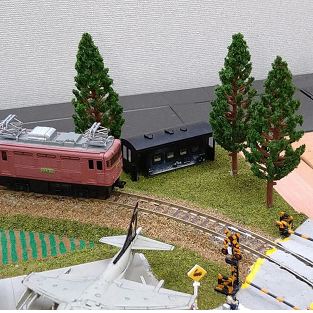20pc Pine Trees for O Scale Model Railroad Landscape 11cm