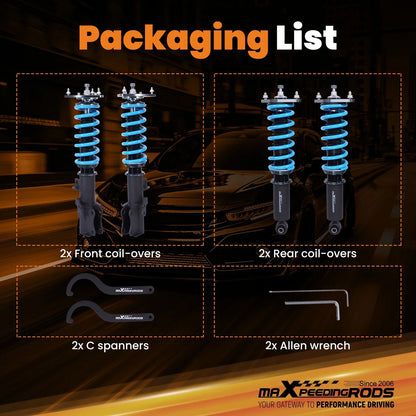 Coilover Strut Kit - 24 Level Dampening for Subaru Outback 2015-2019