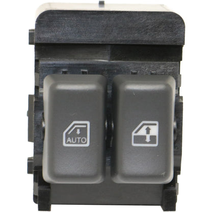 Window Switch for GMC Savana 2500 (2001–2002) Gray 2 Button Front Driver