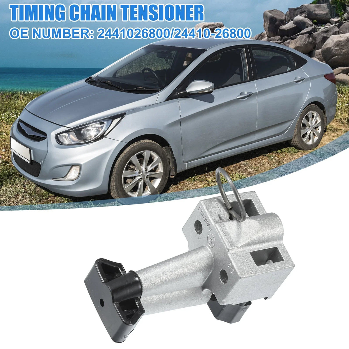Engine Timing Chain Tensioner No. 24410-26800 for Kia Rio (2006–2011)
