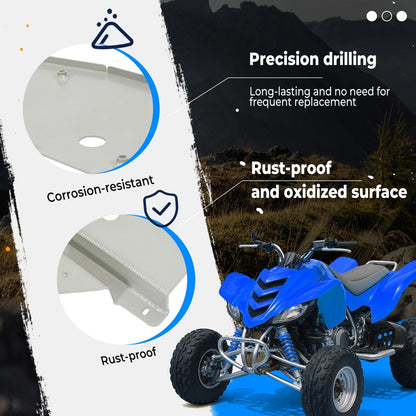 Skid Plate for Yamaha Raptor 660 660R - Chassis Glide & Swingarm (2001-2005)
