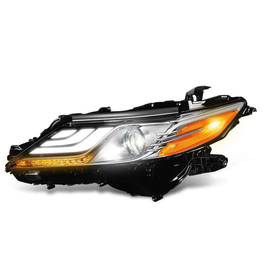 Left Side LED DRL & Turn Signal Lamp Projector Headlight for Toyota Camry (2018–2021)