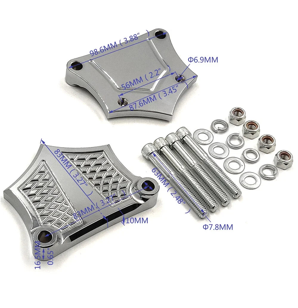 0.64" Spacers for Front Fender Brackets on Harley Touring 2014–2019