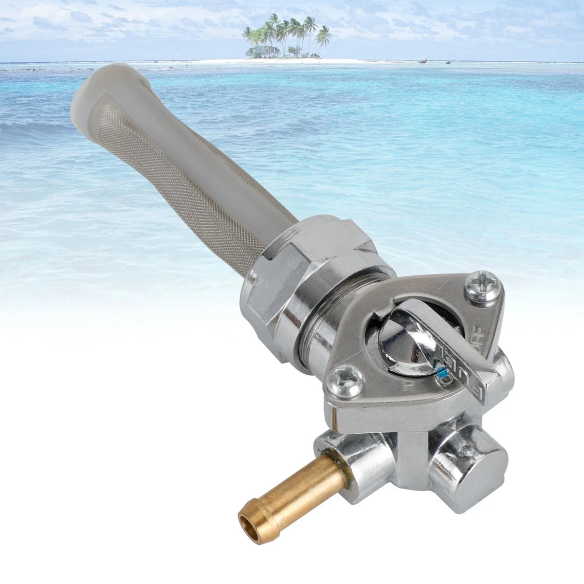 Gas Tank Fuel Cock Valve Petcock for Harley XL883 XL1200 Sportster (1991–1994)