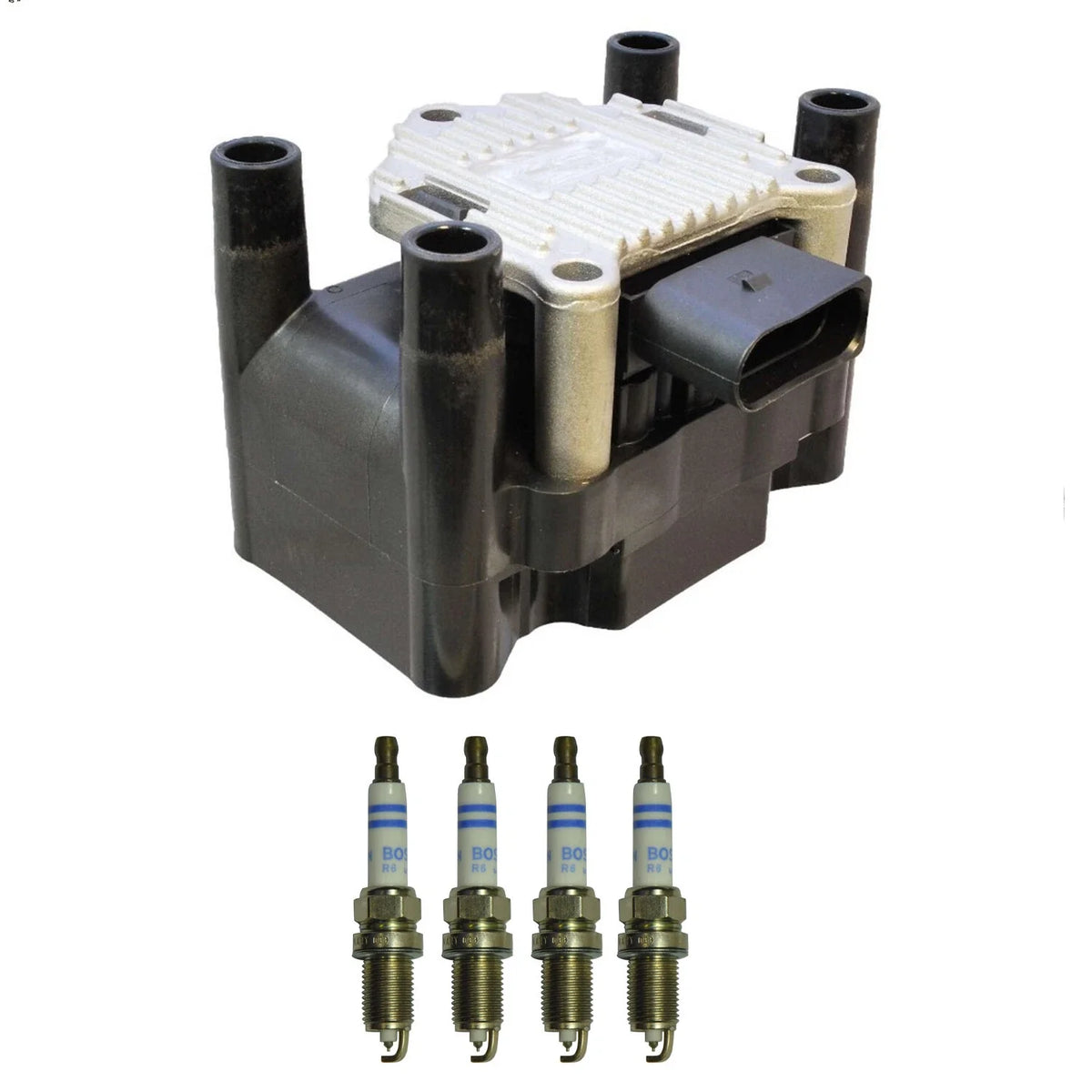Bosch Ignition Coil & Spark Plug Kit for Audi A4 TT (2000–2006)