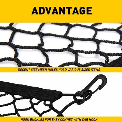 Universal Car Interior Accessories: Set of 2 Cargo Envelope Nets