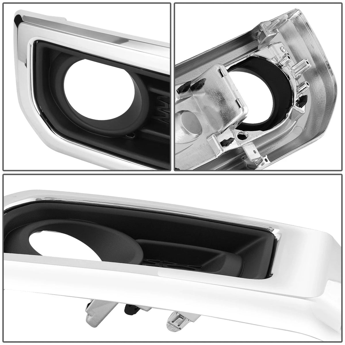 Right Fog Light Bezel in Black for 4Runner (2014–2023)