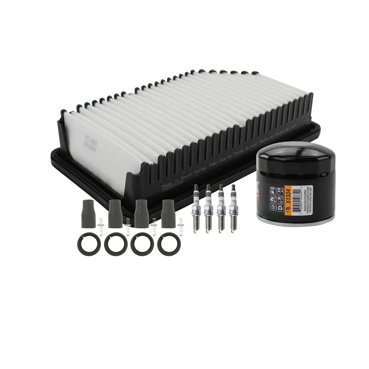 Tune Up Kit with NGK Spark Plugs & Coil Boots for Kia Soul (2010–2019)