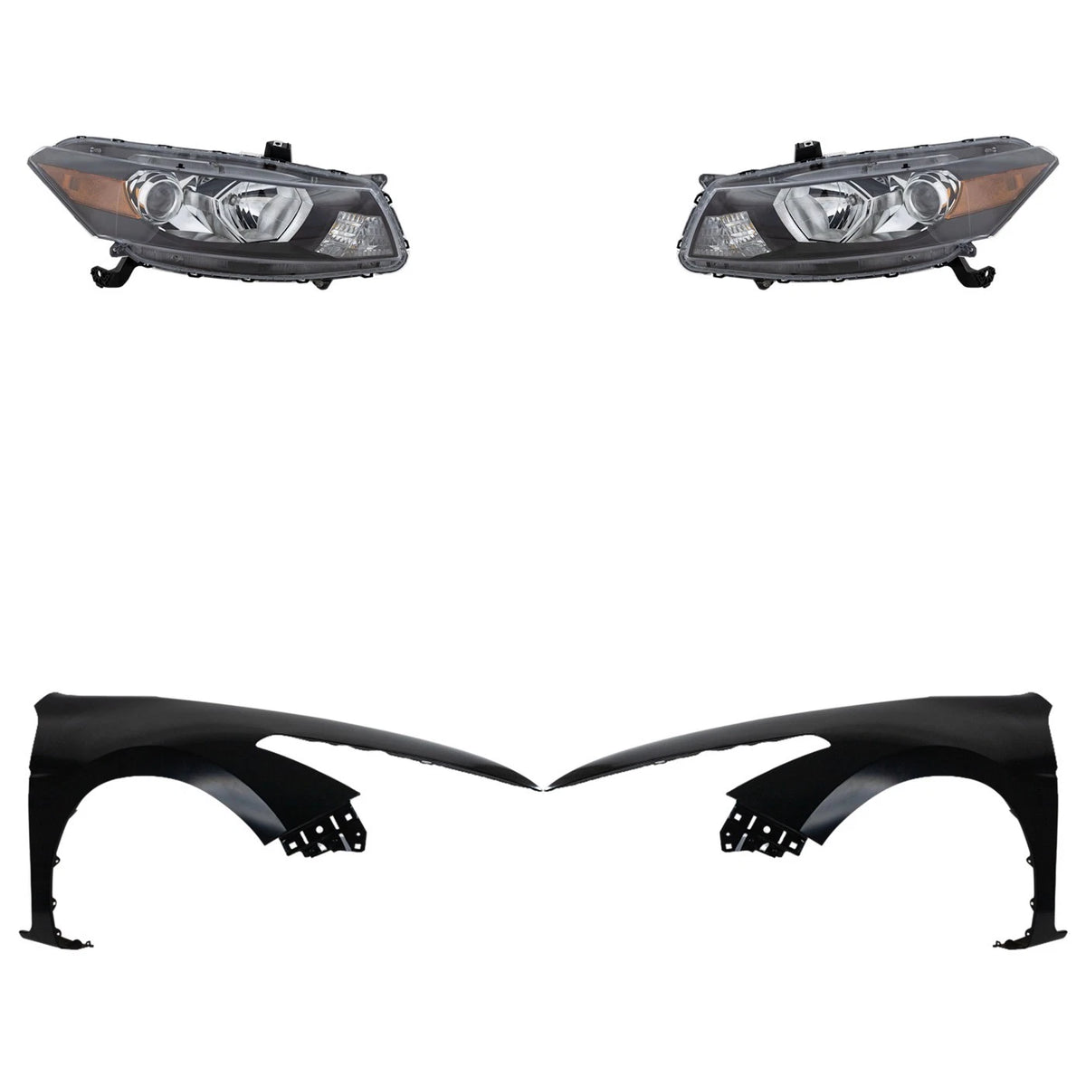Headlight Set of 2 for Honda Accord Coupe (2008–2012)