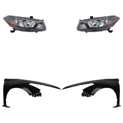 Headlight Set of 2 for Honda Accord Coupe (2008–2012)