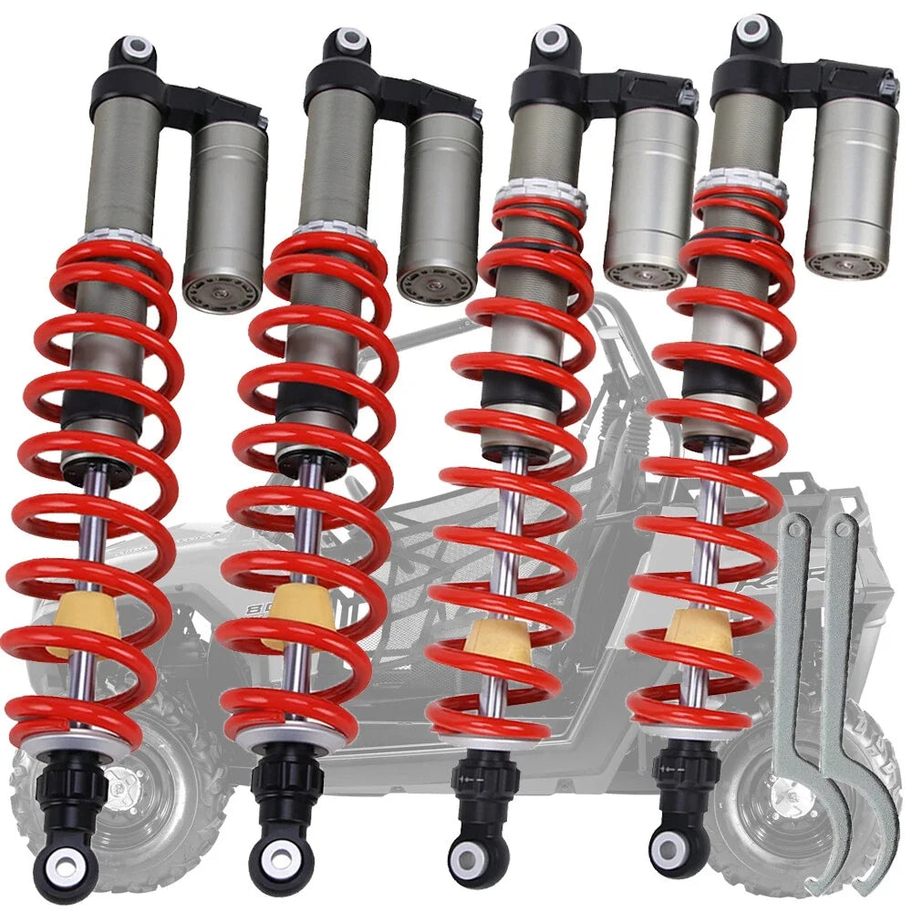 4-Piece Air Shock Absorber Set 505mm & 550mm for Polaris RZR S 800 09-14