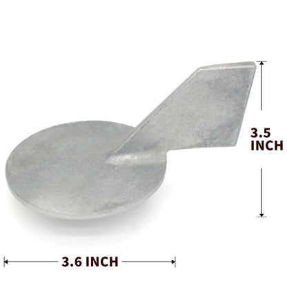 Trim Tab Anode with Bolt for Yamaha Boat Motor 50-90 HP (688-45371-01)