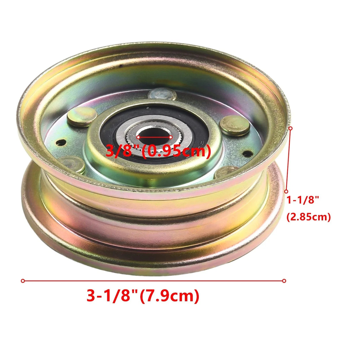 Mower Pulley for Garden Tool (Replaces 756-04224) 7.9x7.9x2.8cm