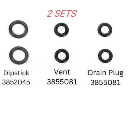 Gearlube O-Rings Set of 2 for Volvo Penta (3852045, 3855081)